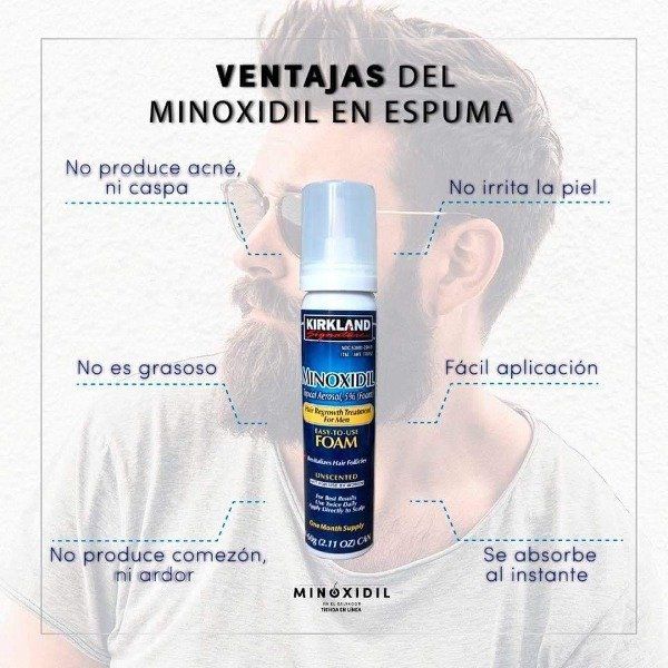 Minoxidil Kirkland 5% Espuma 1