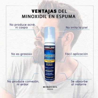 Minoxidil Kirkland 5% Espuma 12